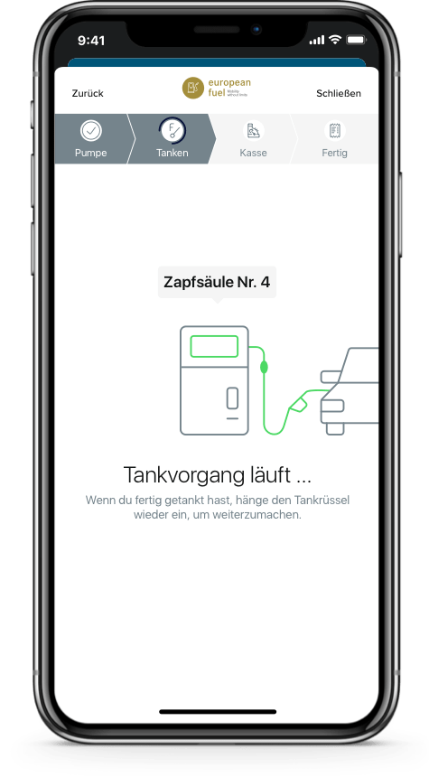 ACE-App Tankung