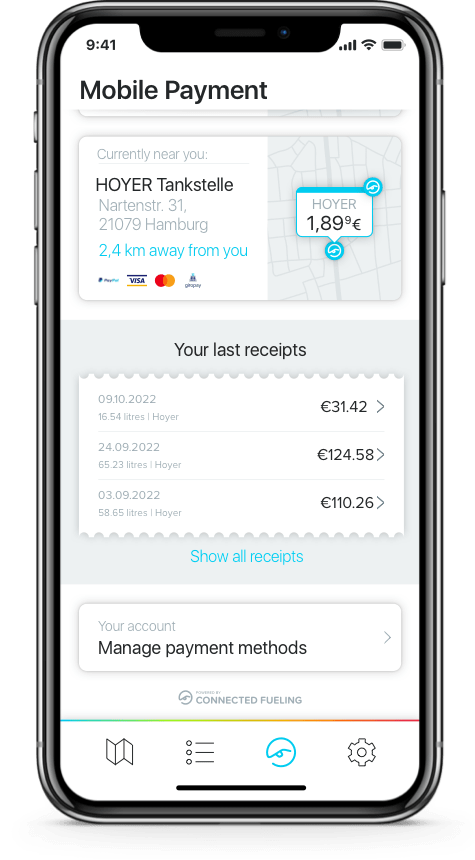 PACE Drive App Payment